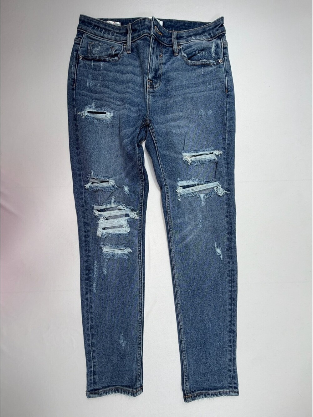 Vigoss Distressed Skinny Blue Jeans Size 27